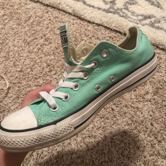 Turquoise Converse - Picture 4 of 4
